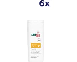 6x Sebamed Shower Oil Avocado 200 ml