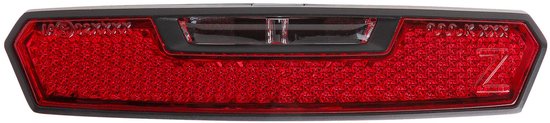 AXA Juno E‑bike Achterlicht - LED Fietsverlichting - 6–12V - Remlichtfunctie - 500 m Zichtbaarheid - Geïntegreerde Reflector - 80 mm Montage - Rood — afbeelding 2