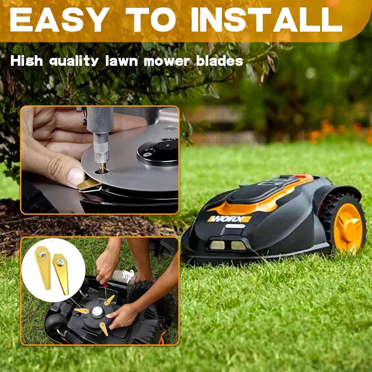 Bosch Indego Reservemessen 18 Stuks Titanium Mesjes - afbeelding 2