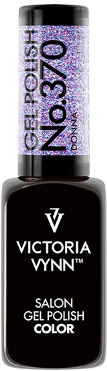 Victoria Vynn – Salon Gelpolish 370 Donna - paarse glitters shimmers - gel polish - gellak - nagels - nagelverzorging - nagelstyliste - uv / led - nagelstylist - callance