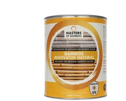 Masters of Bamboo® Bamboe Renovator 1L Naturel - Bamboe onderhoudsmiddel - Bamboe beits