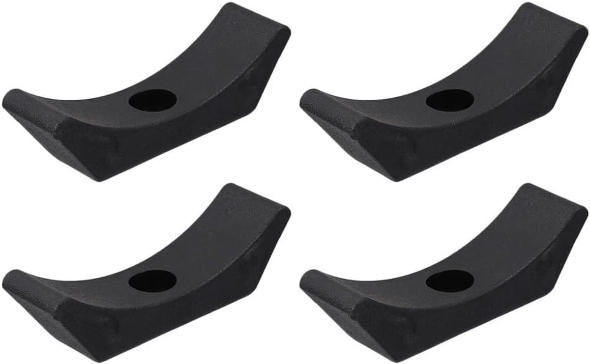 Halterrek - Dumbbell standaard - Halter standaard - Dumbell Rek - Dumbbell Toren - Weight Rack - Dumbbell Houder - Dumbell Opbergrek - Fitnessapparatuur - Belastbaar - 4 Stuks - Zwart - van Imperatoris