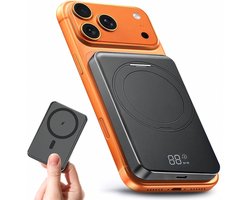 Strolox Powerbank – 12000 mAh – Geschikt voor MagSafe systeem – Draadloze Powerbanks – Snellader – Noodpakket – Met Stand