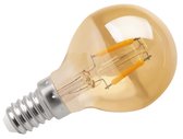 Ledlamp - E14 - 100 lm - Bol - Helder - Amber