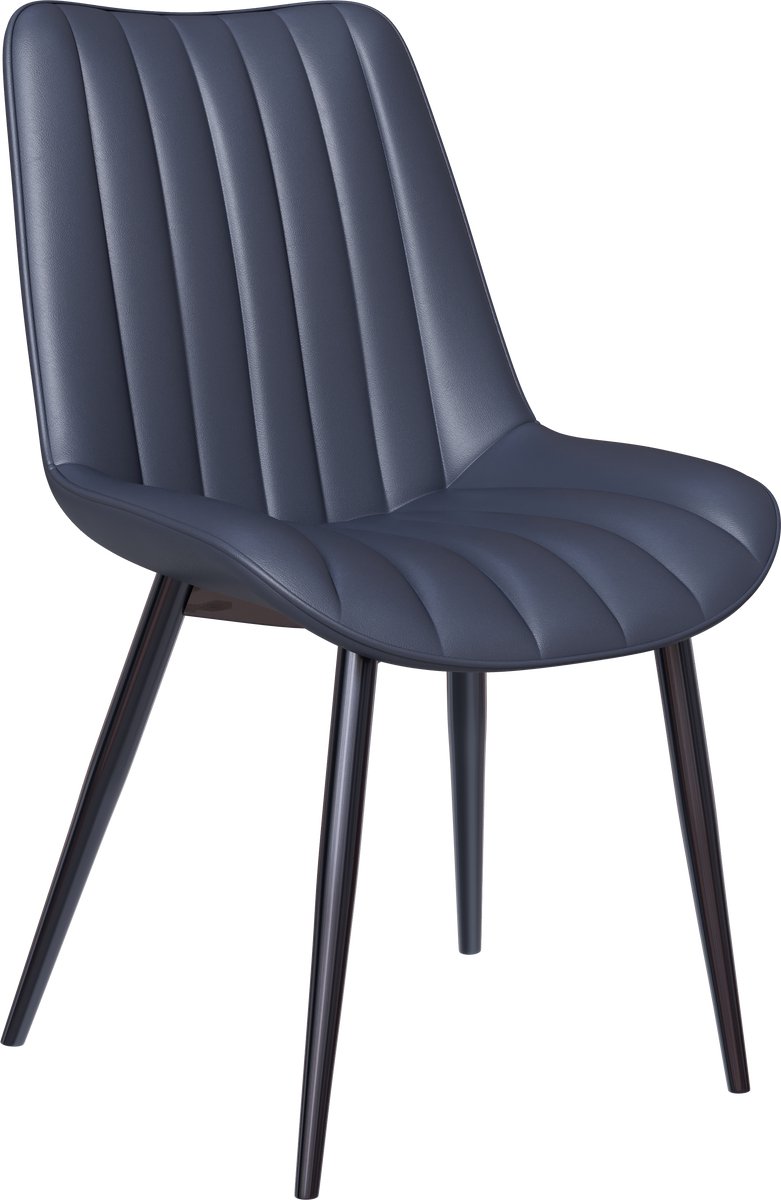 HOMAVO YZ1 Eetkamerstoelen – Set van 4 – Kunstleer of Velvet – Ergonomisch – 53x62.5x88 cm – 9 Kleuren