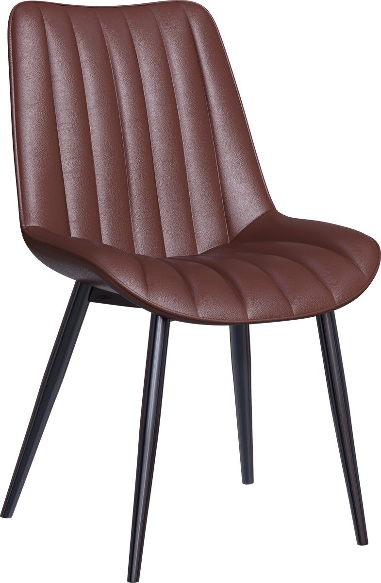 HOMAVO YZ1 Eetkamerstoelen – Set van 4 – Kunstleer of Velvet – Ergonomisch – 53x62.5x88 cm – 9 Kleuren