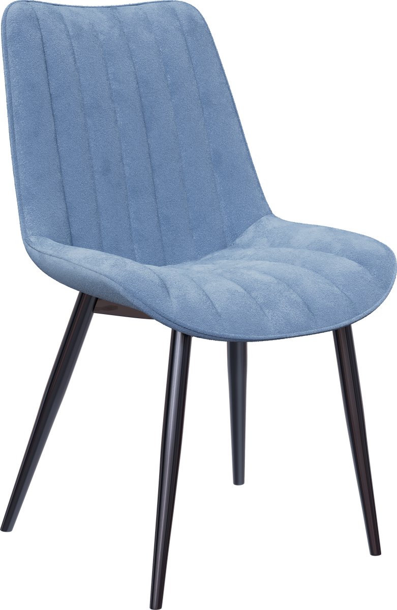 HOMAVO YZ1 Eetkamerstoelen – Set van 4 – Kunstleer of Velvet – Ergonomisch – 53x62.5x88 cm – 9 Kleuren