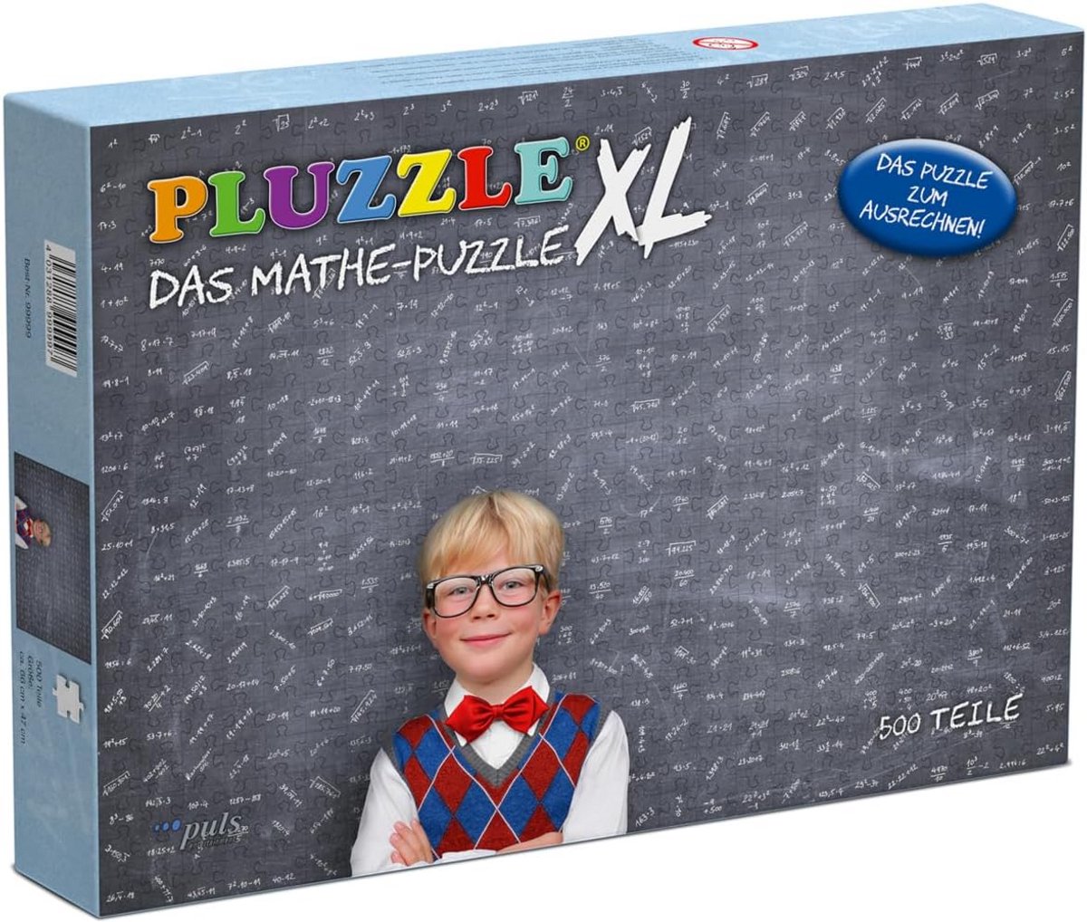 XL Puzzel 500 Stukjes met Rekensommen - Extra Grote Stukken