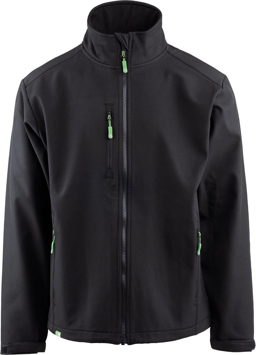 Arco Werkjas - Responsible softshell -zwart 2XL - AO-10ST307