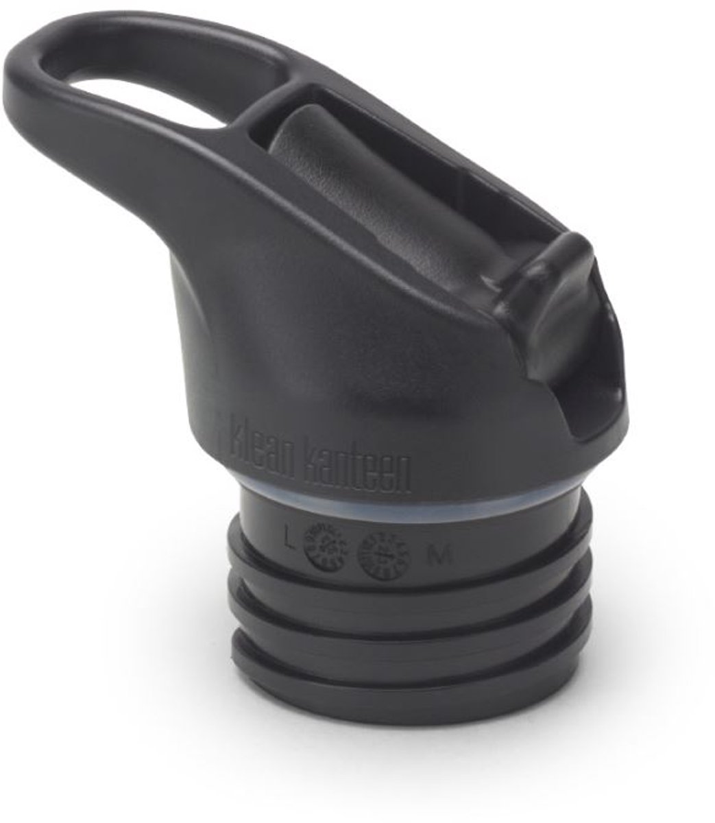Klean Kanteen Flip Seal Sport Cap Black - Straw included