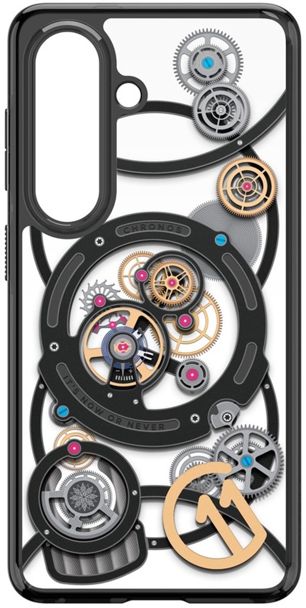 Spigen c11 Magnet Case geschikt voor Samsung Galaxy S26 Plus - Chronos / Black