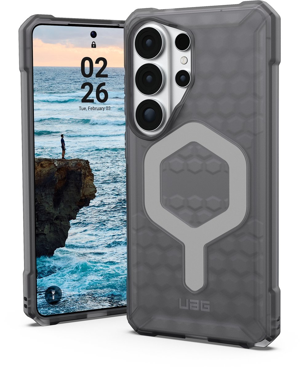 UAG Essential Armor geschikt voor MagSafe geschikt voor Samsung Galaxy S26 Ultra - Ash