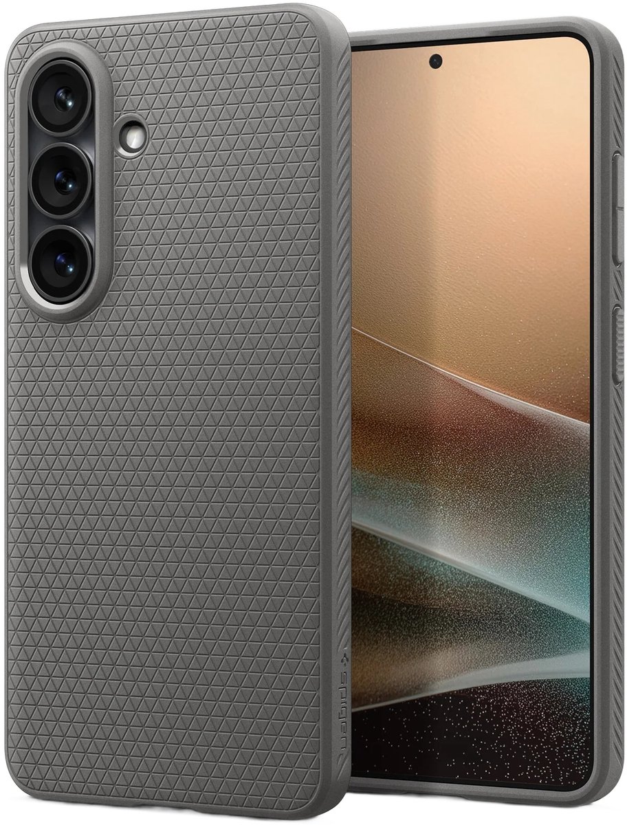 Spigen Liquid Air™ MagFit Backcover geschikt voor Samsung Galaxy S26 Plus - Marble Gray