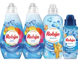 Robijn Perfect Match - Morgenfris - 4 stuks - 2x wasmiddel + 1 wasverzachter + 1 wasparfum - Voordeelverpakking