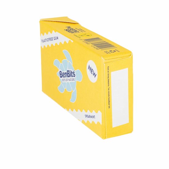 BenBits - Spearmint Singles - Kauwgom - Suiker en Plastic vrij