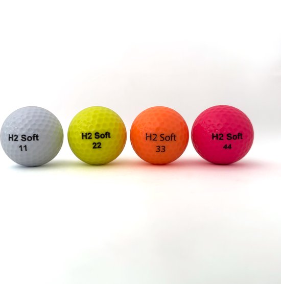 H2 Soft - golfballen roze - 50 stuks van Merkloos — afbeelding 3