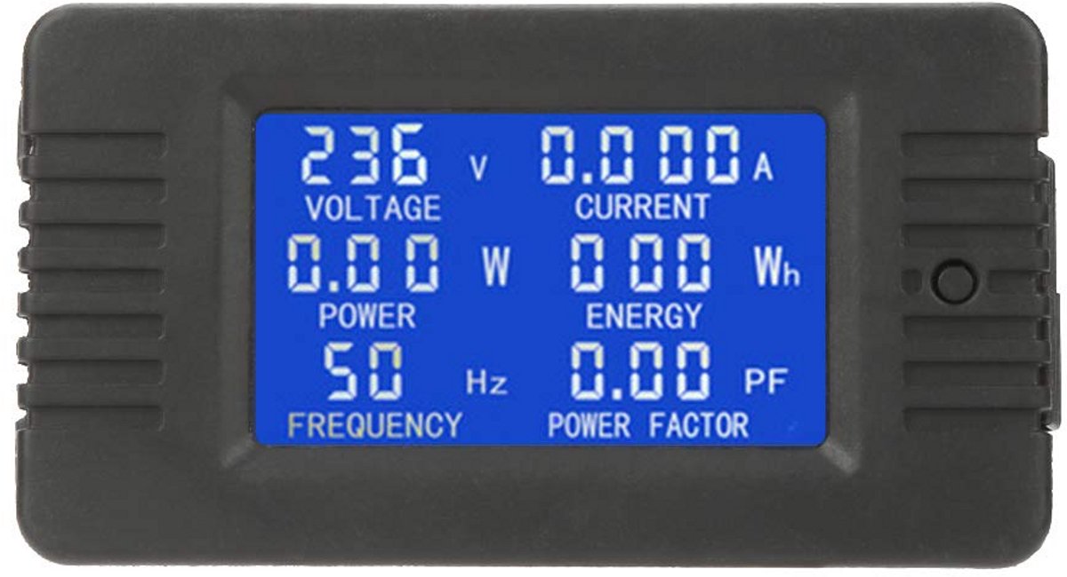 Digitaal Paneel Multimeter voor Stroom, Spanning en Energie (AC, 100A)
