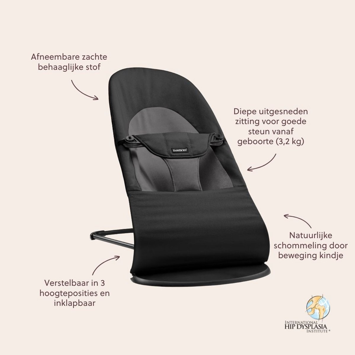BabyBjörn Balance Soft - Ergonomisch, Inklapbaar, Geweven thumbnail 8