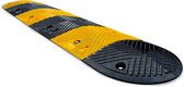 Mexxo Verkeersdrempel 2.5 meter - Geel en zwart - Hoogte 4 cm - 100% gerecycled kunststof