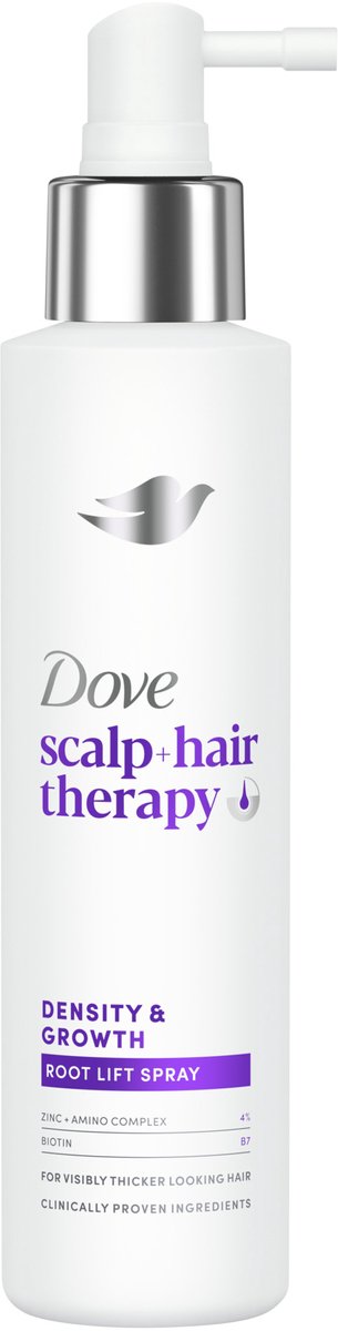 DOVE Scalp + Hair Therapy Root Lift Haarspray - Density & Growth¹ - stylingproduct met aminozuren, zink en biotine - 100 ml
