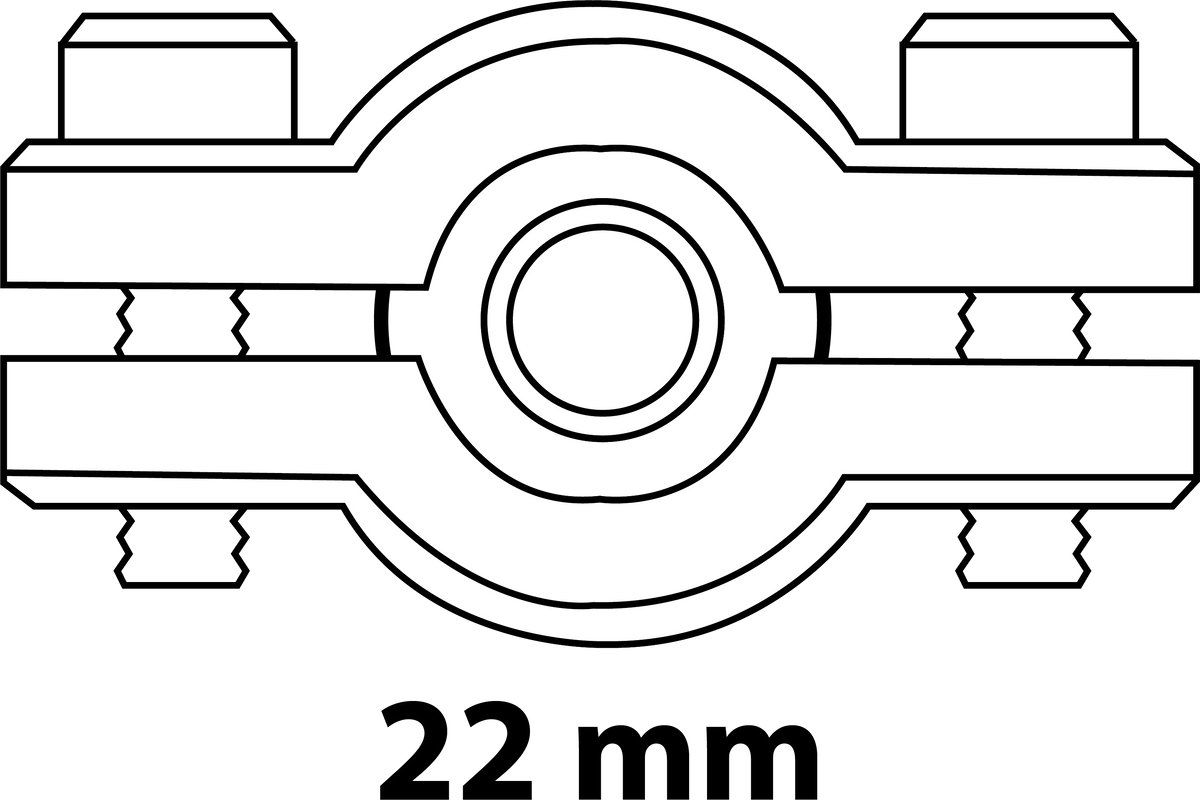 KIRCHHOFF MS afdichtklem, blanco, voor 22 mm