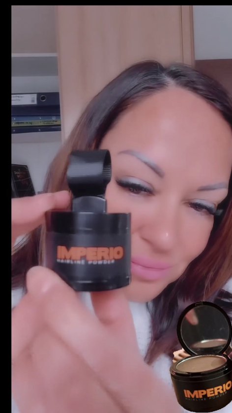 Poudre de repousse IMPERIO Spray de repousse blond moyen Alternatief pour la repousse Mascara capillaire Retouche de repousse Spray réinventé