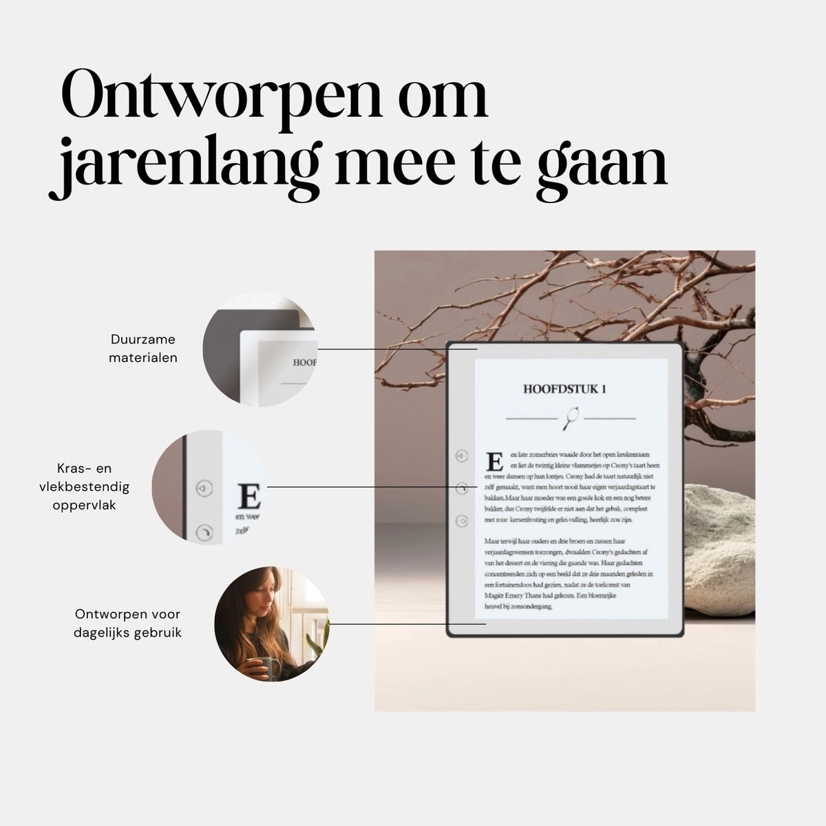 Orion+ Ereader 32GB 6 Inch voor 24.000 Ebooks en - afbeelding 2