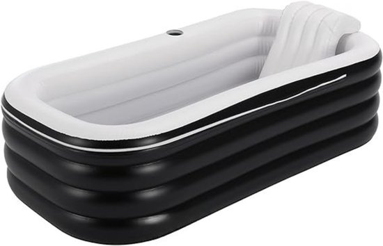 MIRA® Jacuzzi Opblaasbaar - Jacuzzi - Zwart - 155cm x 81cm x 48cm