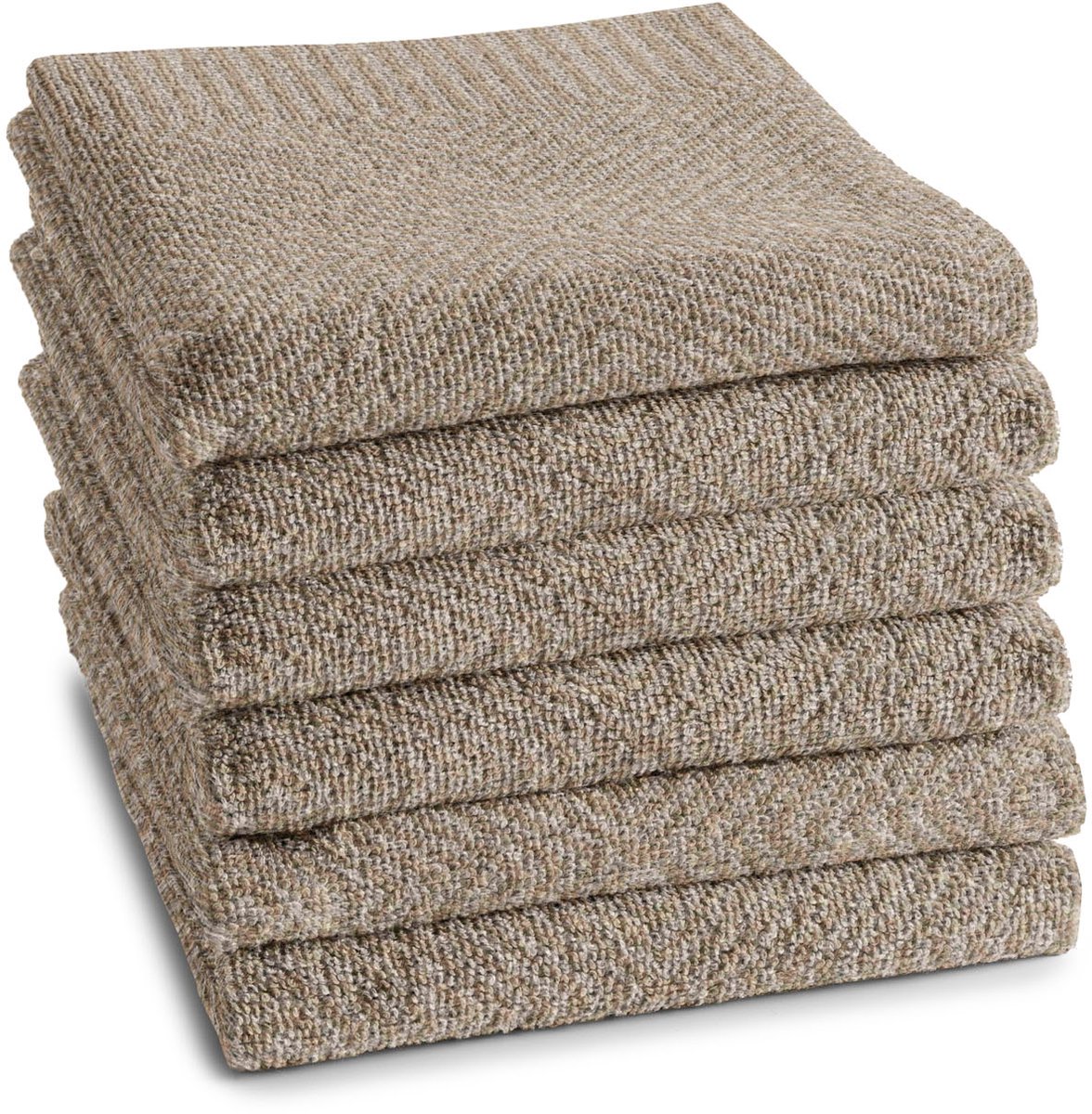 DDDDD Cisis - Keukendoek - 50x55 cm - Set van 6 - Amandel
