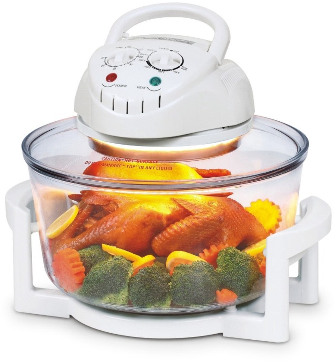 Halogeen Oven – Compacte Heteluchtoven 20L – Mini Oven 1400W – Vetarm Koken Zonder Olie – Conventie Oven – Zelfreinigende Glazen Oven – Tafeloven – Halogeen Mini Oven voor Keuken & Camping – Snelle Energiezuinige Oven