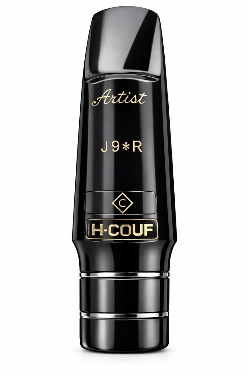 H. Couf "Artist" Model maat J9*R Hardrubberen tenorsaxofoon mondstuk