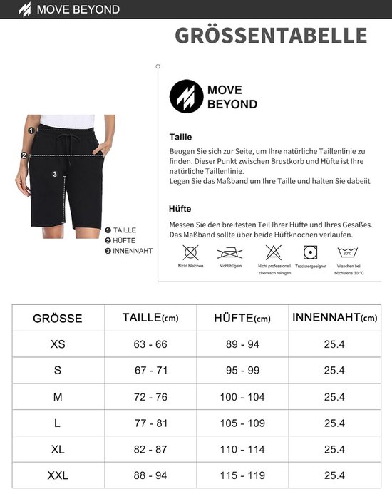 Dames Bermuda Shorts 36 cm Lang - Yoga, Sport en Lounge Korte Broek met 3 Zakken — afbeelding 2
