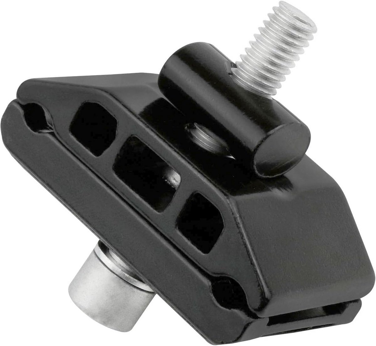 Stevige Aluminium Zadelpenkop voor Mountainbike (Zwart)