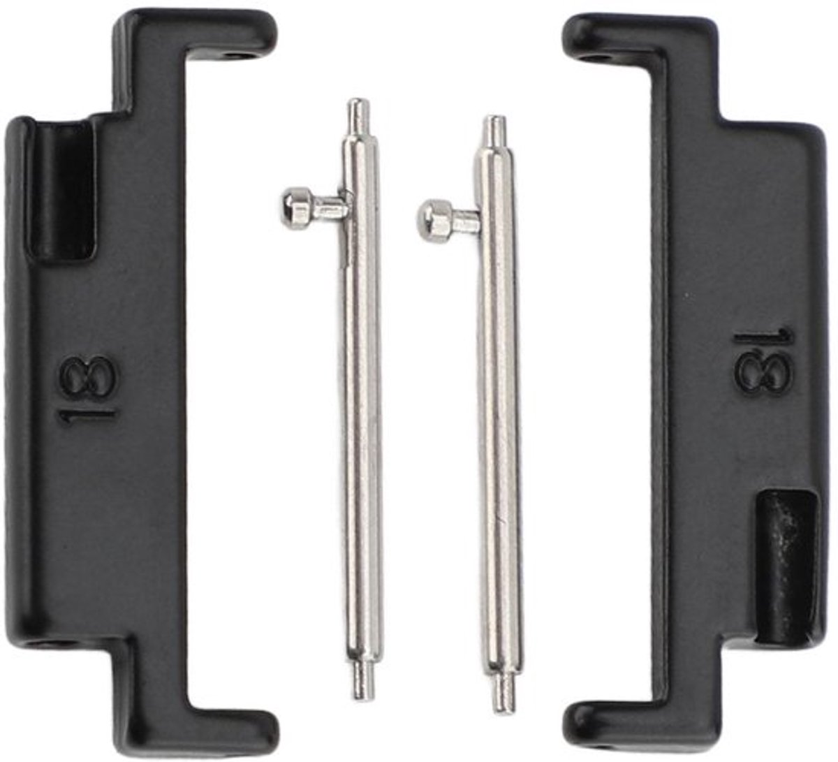 KARZO - Roestvrij Stalen Horlogebandadapter. Metalen Horlogebandadapter. Premium Metalen Verbindingsadapter. 18-22 Mm Universele Horlogebandadapters. voor Het Wisselen Naar Uw Favoriete