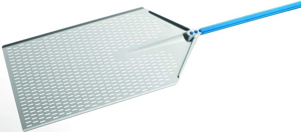 Pizzaschep 40 x 60 cm - Geanodiseerd Aluminium met Lange Steel