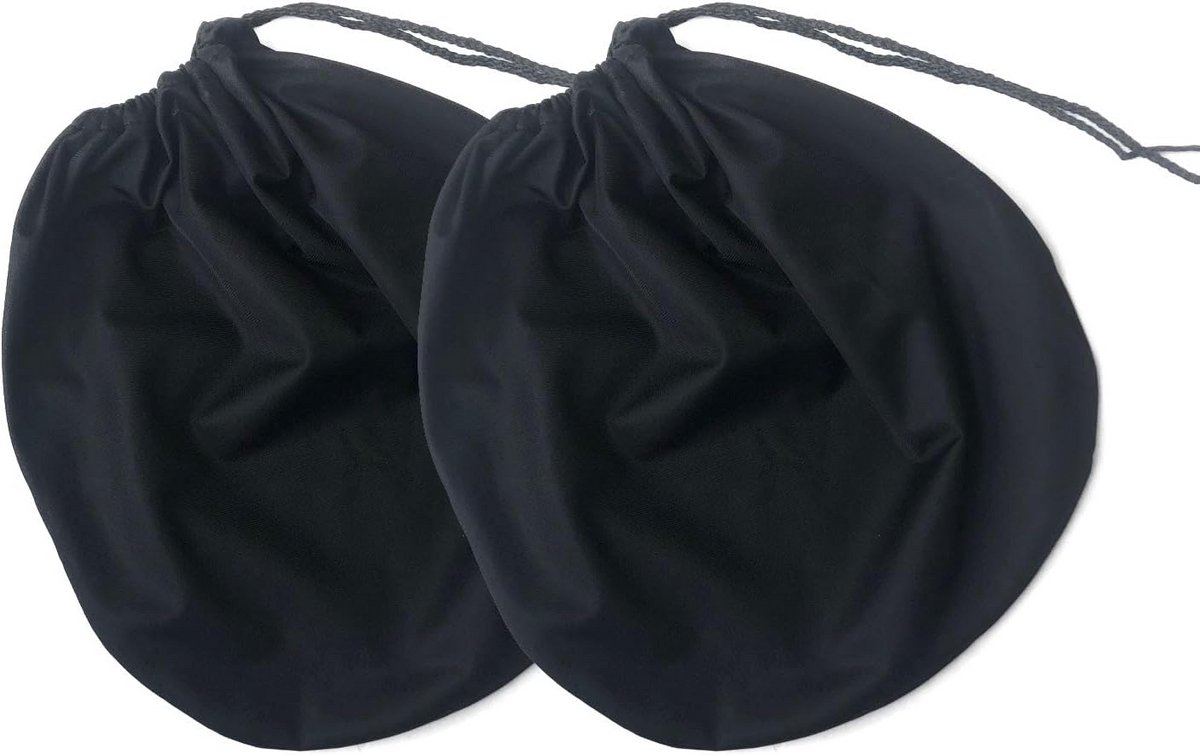 2x Universele Motorhelmtas - Zwarte Trekkoord Opbergtas voor Motorhelmen