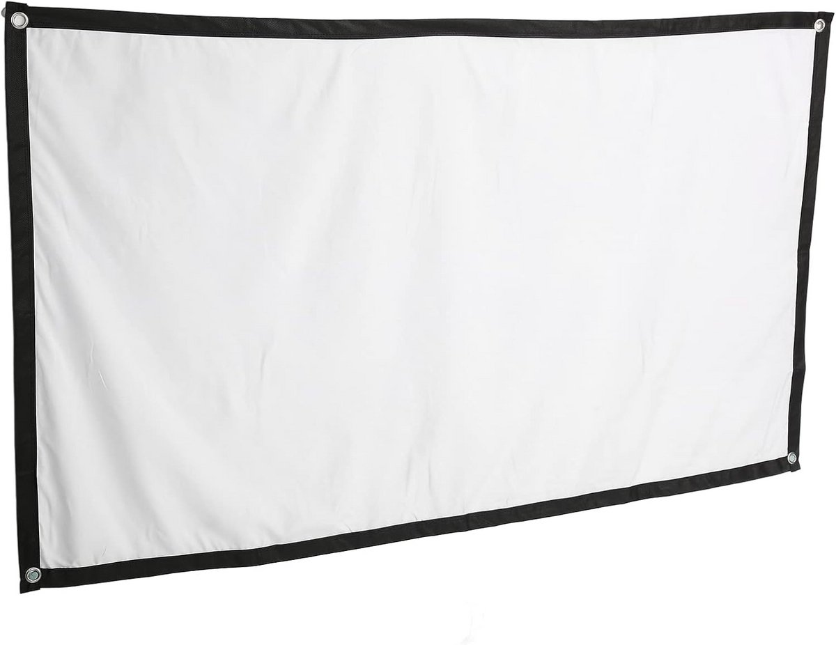 Draagbaar 72 inch Projectiescherm 16:9 voor Thuisbioscoop en Presentaties