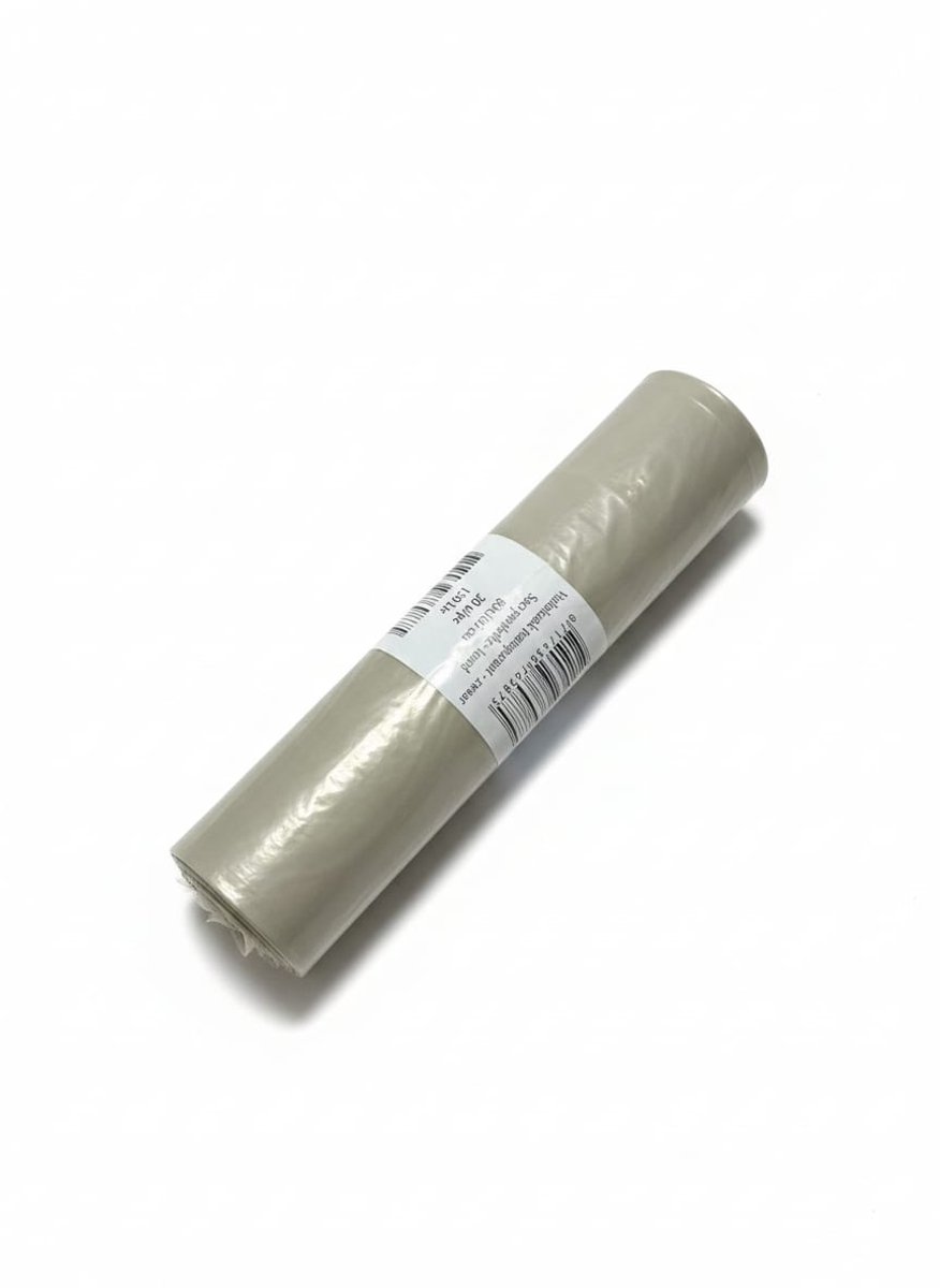 Vuilniszak transparant - zwaar 80x100 cm 20st/150ltr Home It 240L Clear Bin Liners - Roll of 20- High Strength LDPE Plastic - 90 Micron Thickness