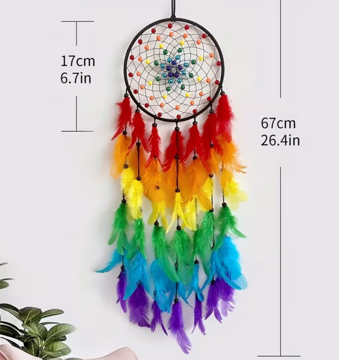 Dromenvanger multicolor 67 cm