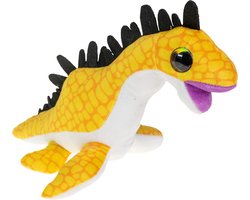 Tactic Lumo Stars - Pluche - Knuffeldino Plesiosaur - 24 cm - Zacht pluche - Grote ogen - Fins design - Fantasiespel - Inclusief app met spelletjes