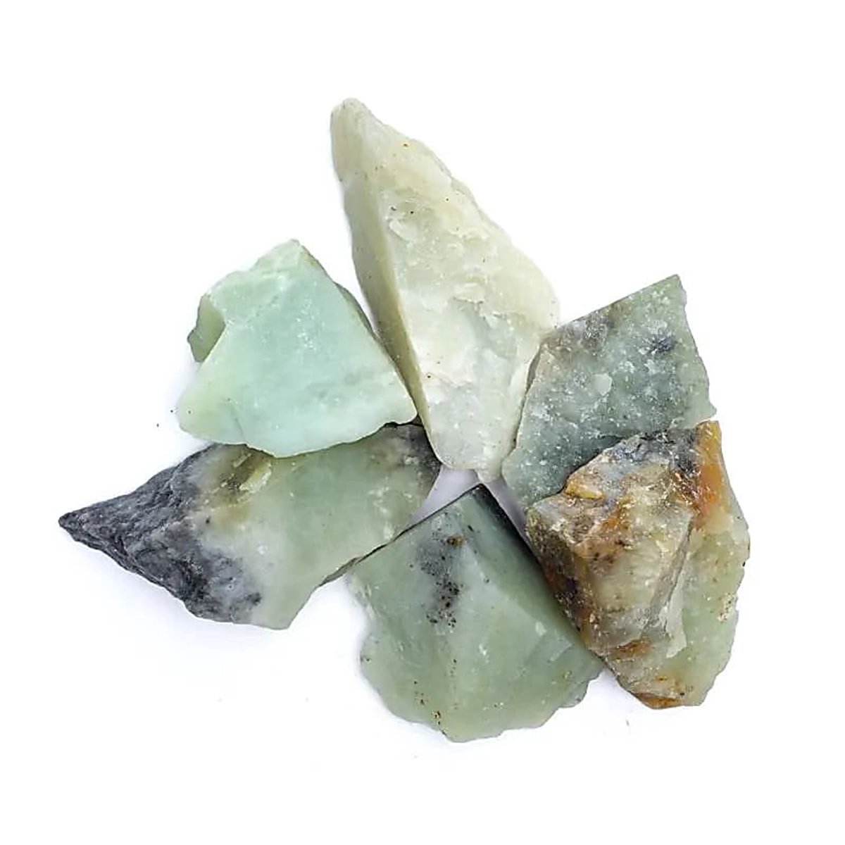 Ruwe new jade (serpentijn) 550 gram in pot