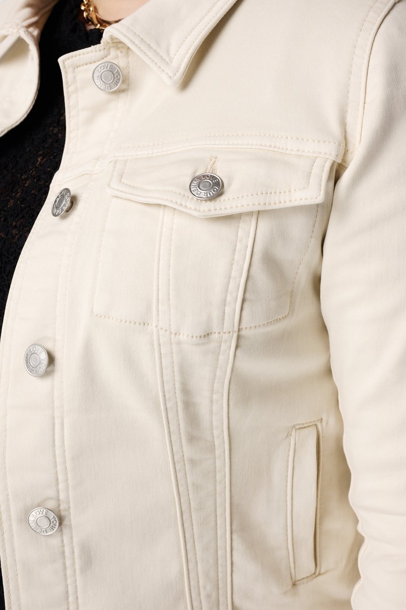 MS Mode Jacket Spijkerjas met knoopsluiting
