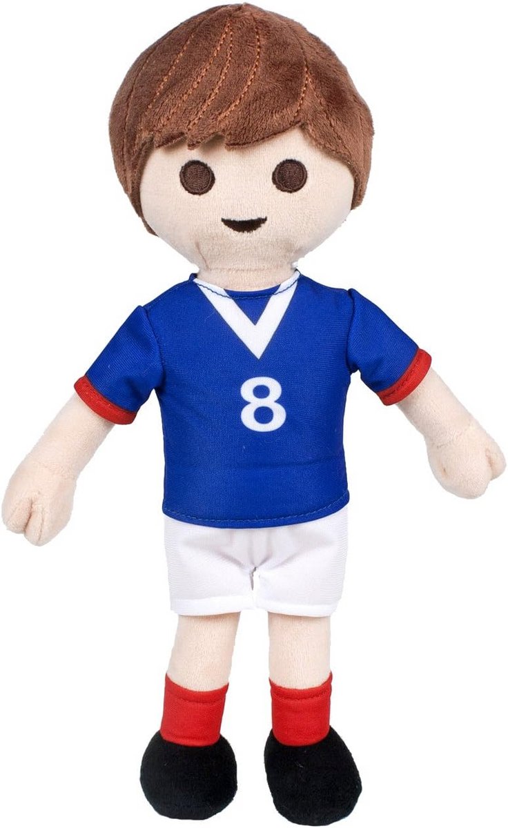 Groot Pluche Voetbalspeler Knuffel 30 cm