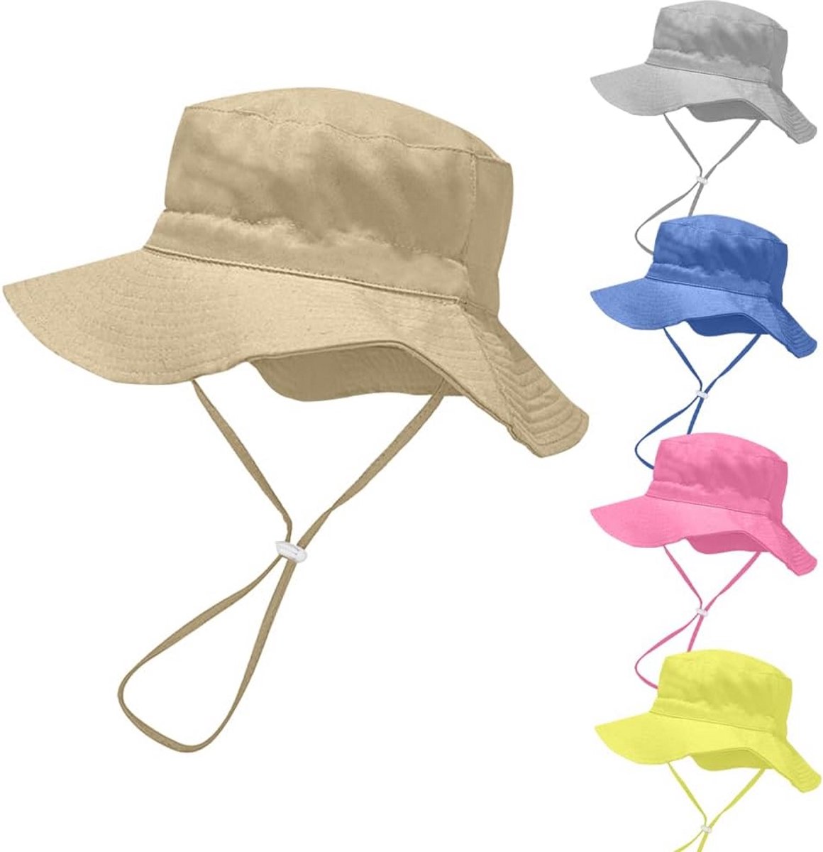Zonnehoed voor Baby en Kind met UV-Bescherming en Brede Rand