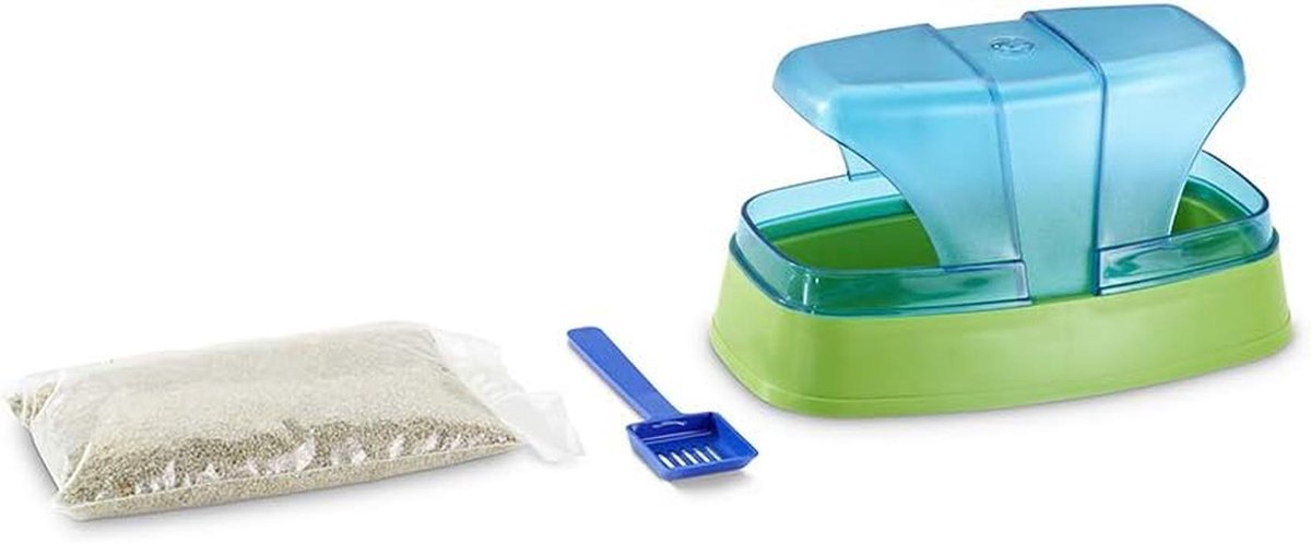 Toiletbox voor hamsters en cavia's - 17x10x10 cm - Kunststof