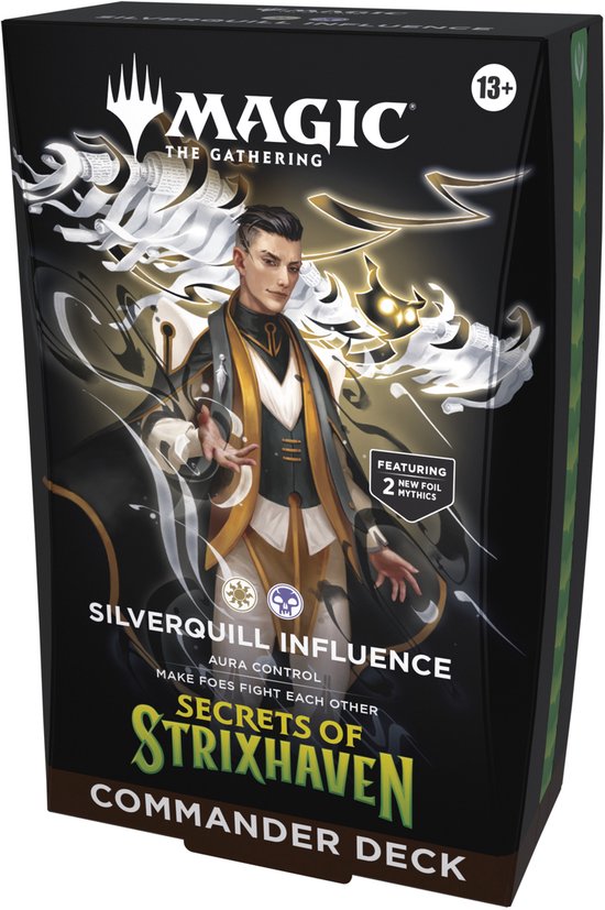 Secrets Of Strixhaven Silverquill Influence | Preconstructed Commander Deck Magic The Gathering