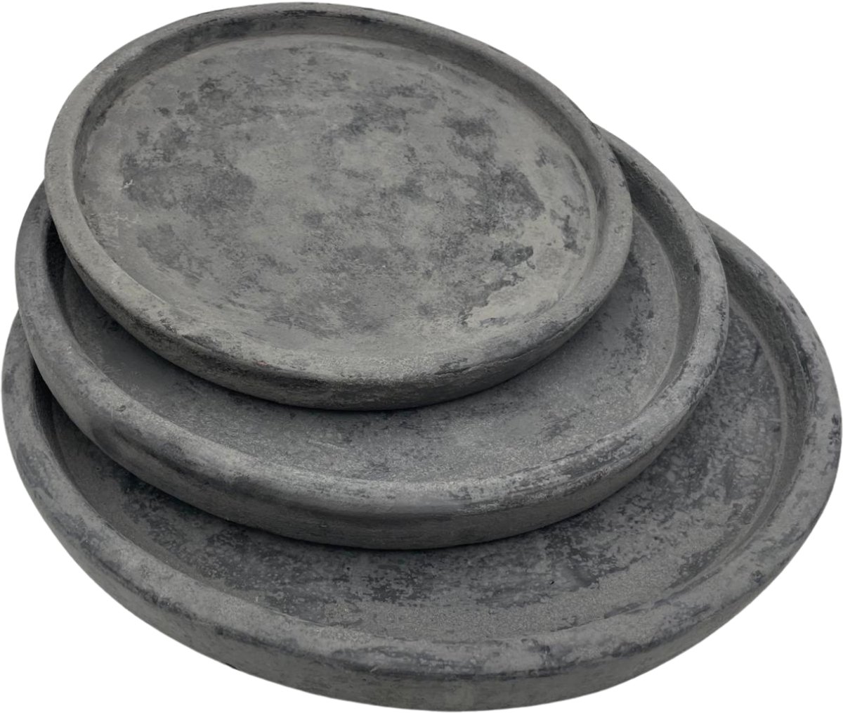 Brynxz - Set van 3 schalen - Stone Black - D.40-36-29 H.3