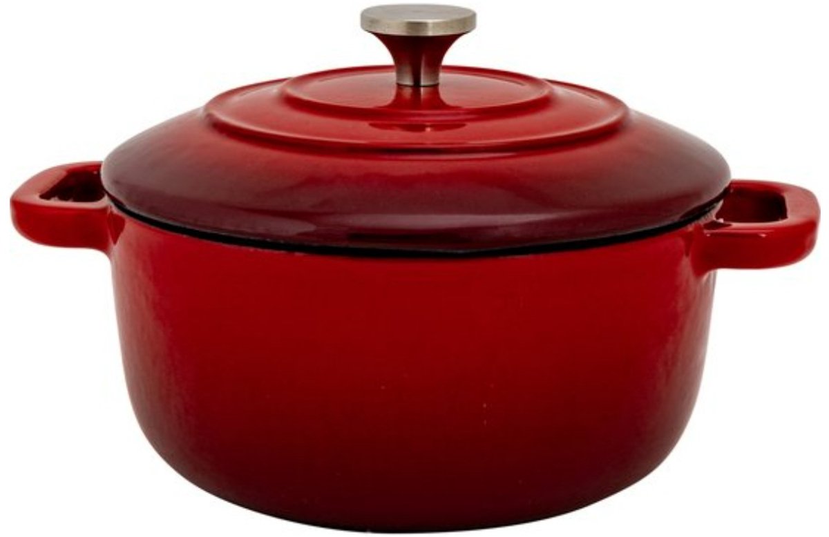 Cosy &Trendy Braadpan - Gietijzer - Diameter 24x H 16cm 3L