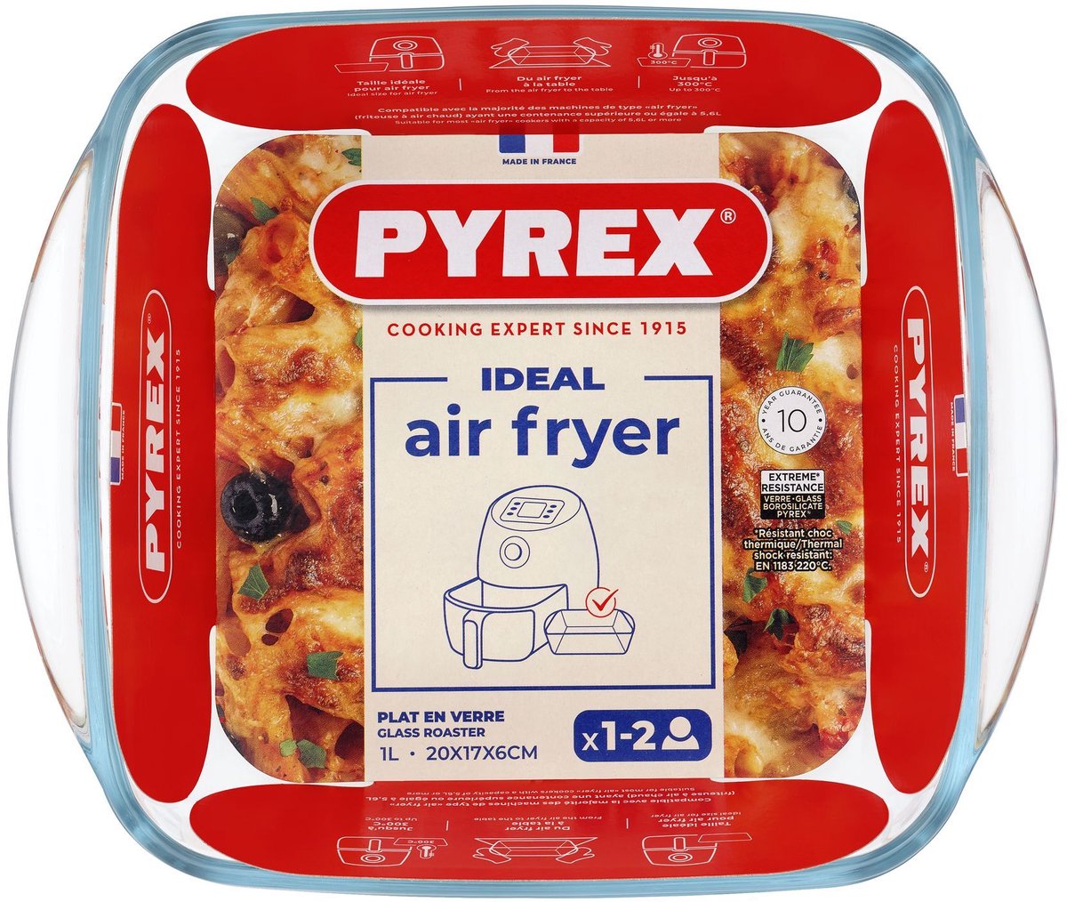 Pyrex - Ovenschaal - 20x17x6 cm — cadeau in Kookcadeaus - foto 4