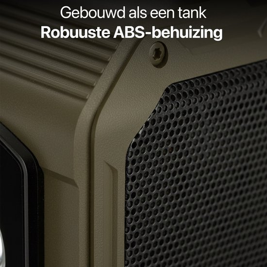 Noodradio Solar Opwindbaar - DAB+ / AM / FM Nood Radio - 5000 mAh Powerbank Zonneenergie - Bouwradio - Badkamer Radio - Noodpakket